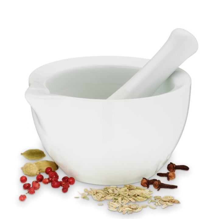 KELA Hmoždíř porcelánový PACO 10 cm | Kvalita v kuchyni