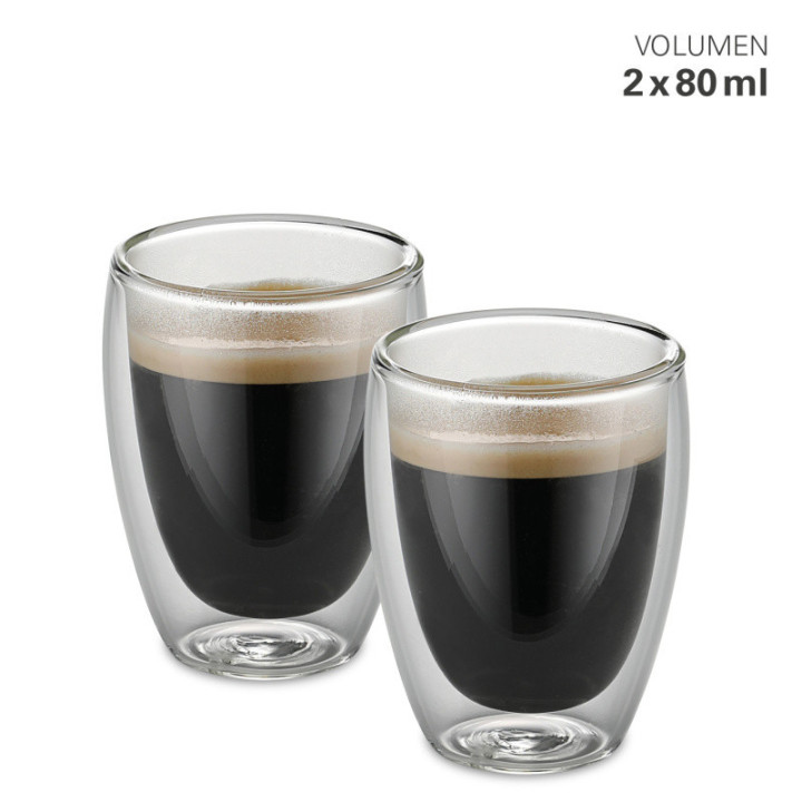 Sklenice dvoustěnné 80 ml sada 2 | Kvalita v kuchyni