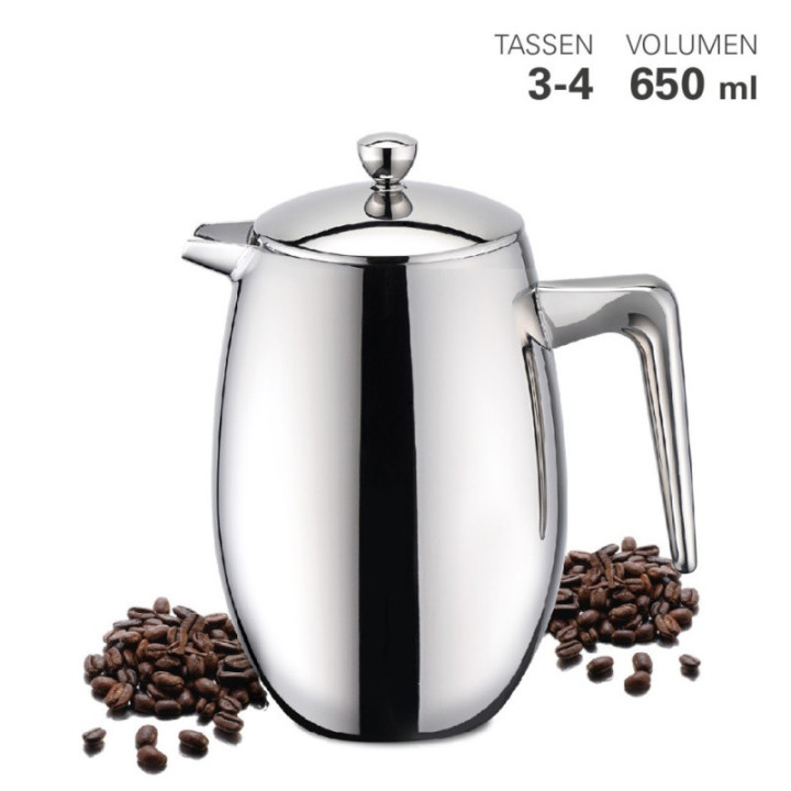 Kafetiéra french press termo 0,65L lesk nerez | Kvalita v kuchyni