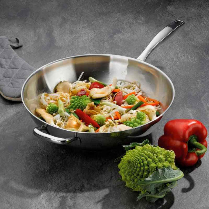 Wok nerez Flavoria 32 cm | Kvalita v kuchyni
