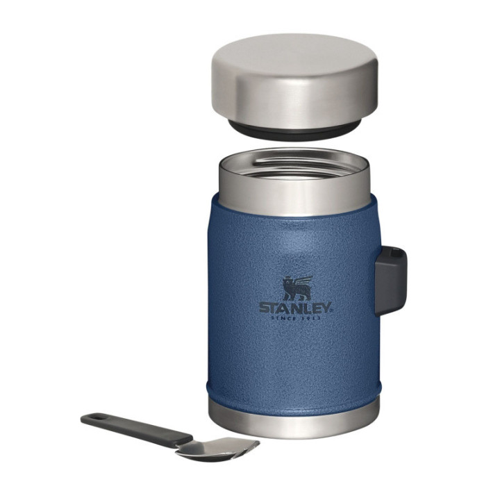 STANLEY Termoska jídelní 400 ml se lžící/vidličkou Hammertone Lake modrá