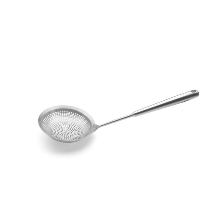 Skimmer s trubkovou rukojetí, hluboký, děrovaný, Ø 16 cm