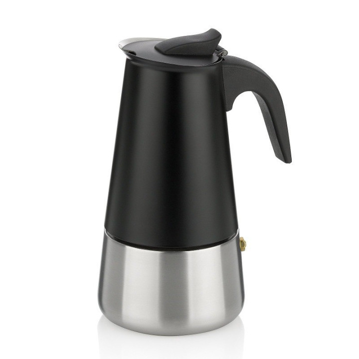 Konvice KELA na espresso Ferrara nerez černá, 300 ml