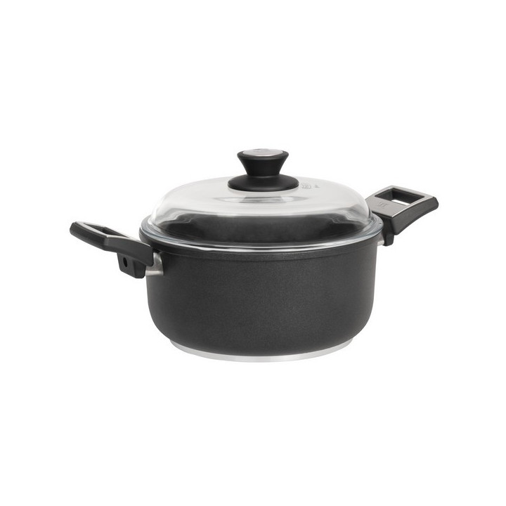 SKK hrnec hluboký na indukci pr. 26cm včetně poklice