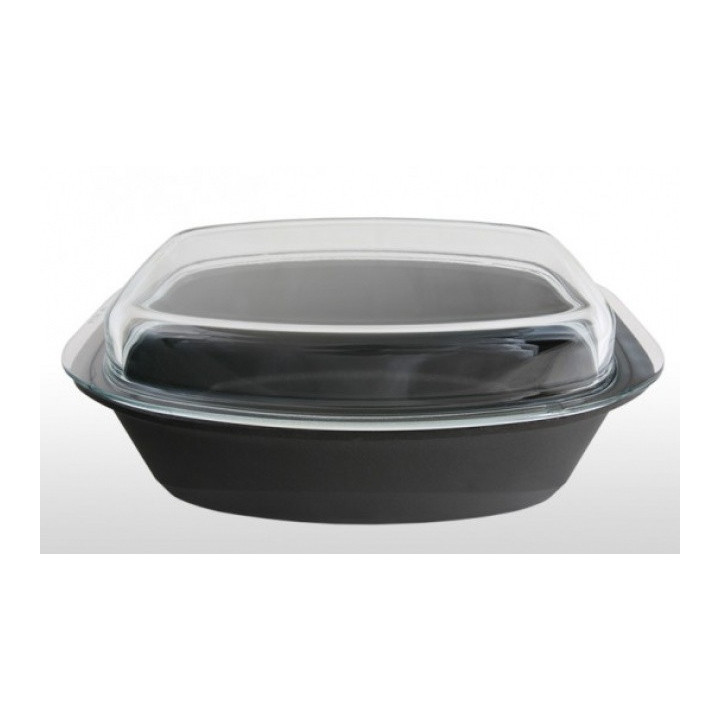 Indukční pekáč BAF se skleněným víkem - 33x21 cm