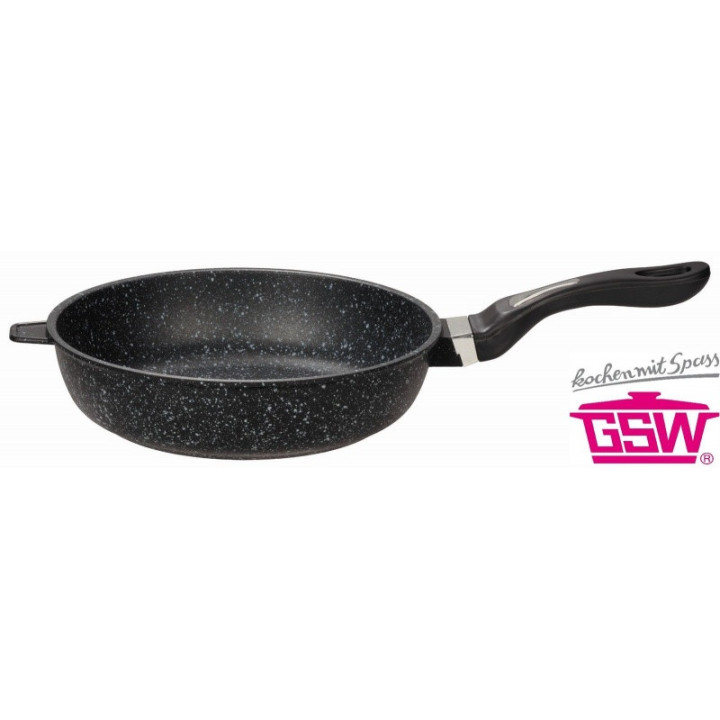 Vysoká pánev z litého hliníku Titanium Granit 24 cm