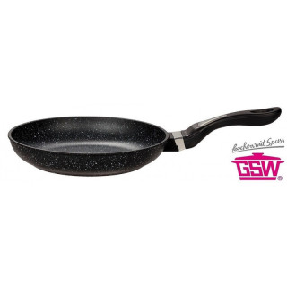 Nízká pánev z litého hliníku Titanium Granit 24 cm