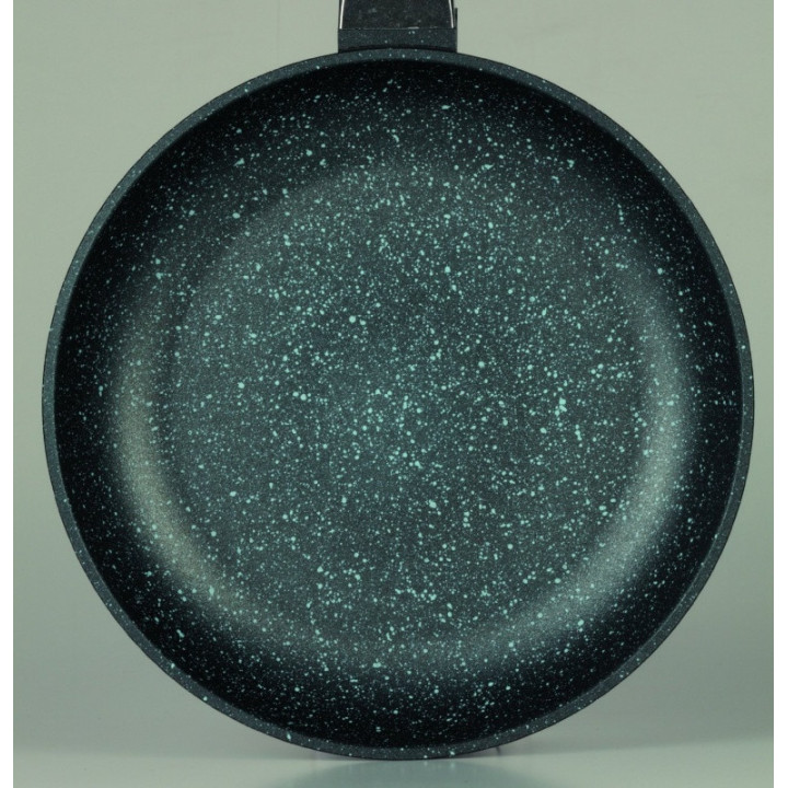 Nízká pánev z litého hliníku Titanium Granit 28 cm